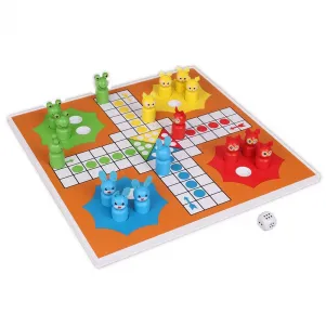 Детска настолна игра Не се сърди, човече Животни - Тini toys