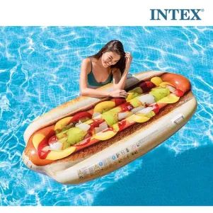 Надуваем Дюшек Хотдог - INTEX