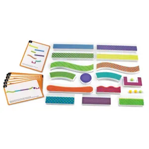 Детска магнитна писта с топчета Stem, 29 части на Learning Resources