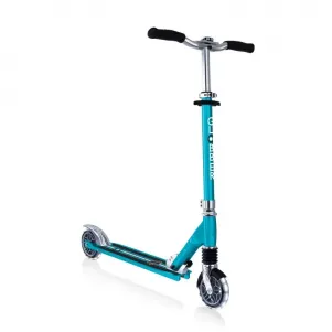 Детска алуминиева сгъваема тротинетка FLOW ELEMENT COMFORT LIGHTS, аква