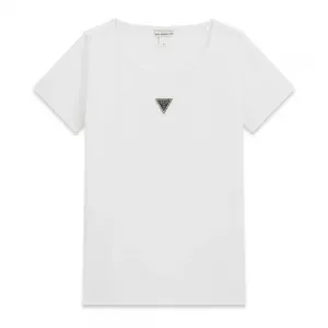 Тениска рипс в бял цвят за момиче Guess