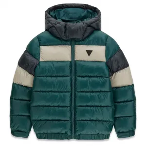 Детско зимно яке GUESS с качулка в три цвята